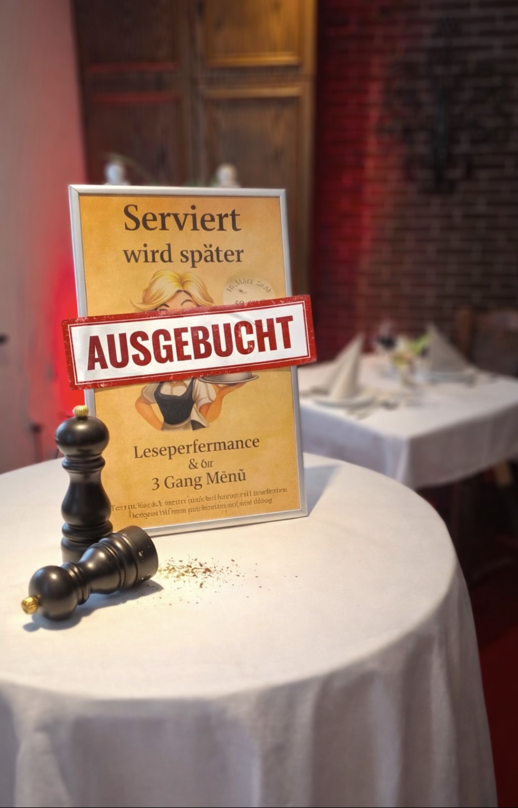 Ausgebucht!